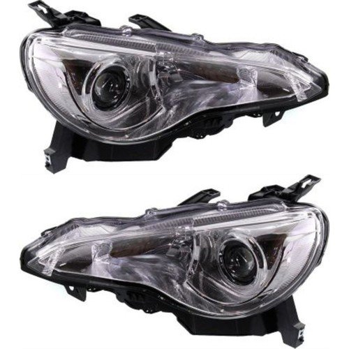 Headlight Set For 2013 2014 2015 2016 Scion FR-S Left and Right With Bulb 2Pc