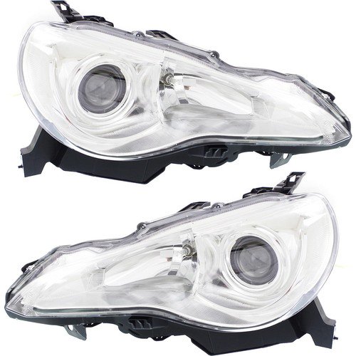 Headlight Set For 2013-2016 Scion FR-S Left and Right With Bulb CAPA 2Pc
