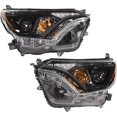 thumbnail image 1 of Headlight Set For 2016-2018 RAV4 Driver and Passenger Side Clear Lens, 1 of 1