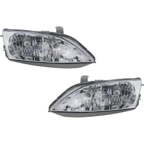 Headlight Set For 97 98 99 2000 2001 Lexus ES300 Left and Right With Bulb 2Pc