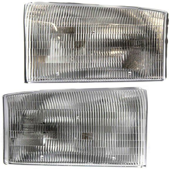 Headlight Set For Excursion F250 F350 F450 F550 SuperDuty L+R Side w/ bulb