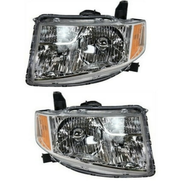 Headlight Set For Honda 09-11 Element EX 09-11 Element LX Left and Right 2Pc