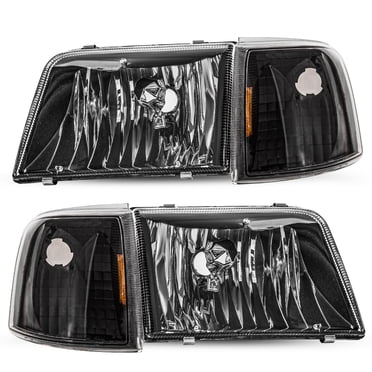 Left & Right Corner Lamp Light Lens & Housing Fits 1998-2011 Ford Crown Victoria