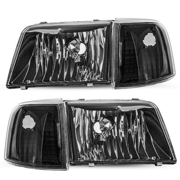 Headlight+Signal Lamp LEFT+RIGHT For 1993 1994 1995 1996 1997 Ford Ranger PickUp