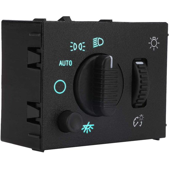 Headlight Switch Headlamp Dimmer Switch - Compatible with 2003-2006 Chevy Silverado, Suburban, Tahoe, GMC Sierra, Yukon, Cadillac Escalade - Replace D1595G, 19381535, 15194803, 1S8489