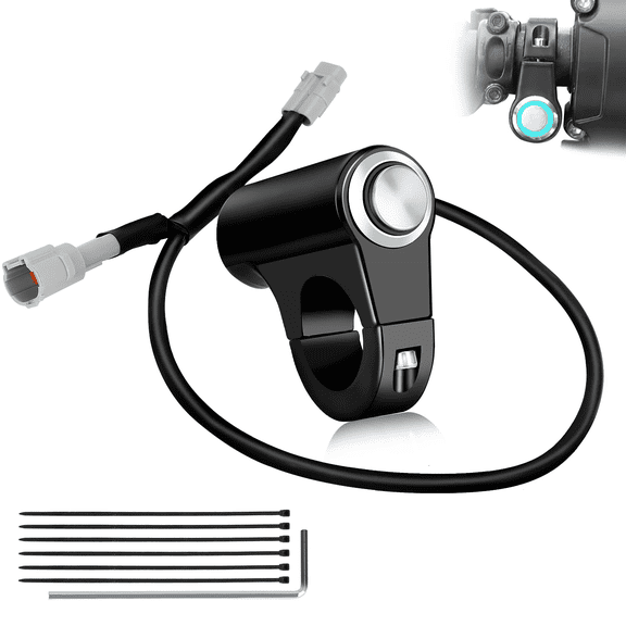 Headlight Switch Replacement for Surron Light Bee X and S LBX Talaria MX3 Segway X160 X260 Electric Dirt Bike, Motorcycle On/Off Light Switch for E-Ride Pro SS S SR Sur ron E-bike