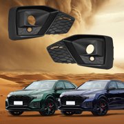 Headlight Trim Bezel Covers for 2020-2022 Audi A5, S5, A5 Sportback, S5 Sportback, Left and Right Fog Light Covers, Direct Fit