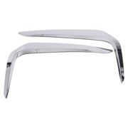 Headlight Trim Bezel Headlamp Bezel Headlight Cover Decor for BMW 5 Series G30 2018-2022 Silver Tone ABS 2 Pcs Front Left Front Right Car