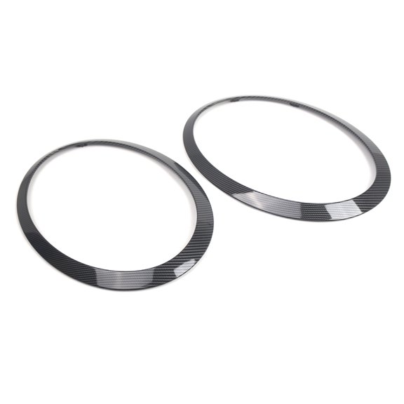 Headlight Trims for F55 F56 F57 Black Headlight Trim Rings Bezel