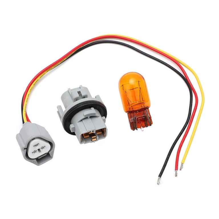 Headlight Turn Signal Bulb Socket Wire Harness Kit For Nissan