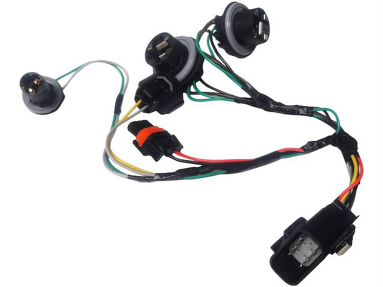 Headlight Wiring Harness - Compatible with 2007 - 2013 GMC Sierra 1500 2008 2009 2010 2011 2012