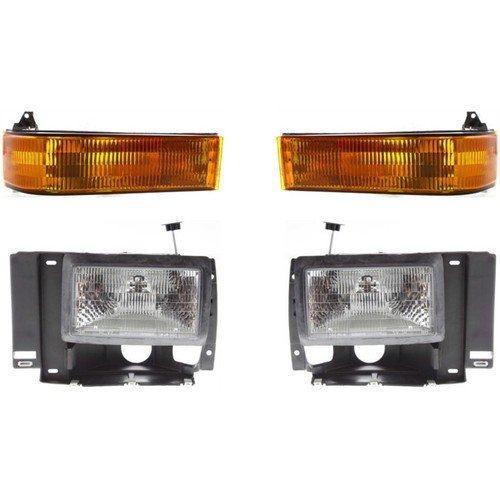 Headlight and Turn Signal Light For 1989-92 Ford Ranger Bronco II 91-94 Explorer
