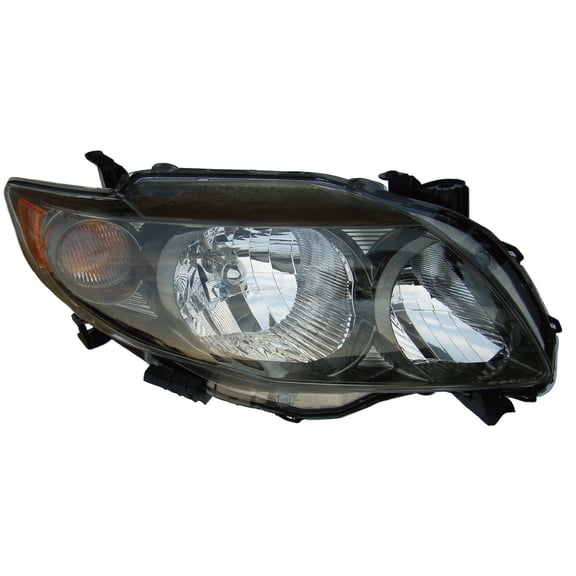 Headlight for 09-10 Toyota Corolla S/XRS (Black Housing) Passenger Right