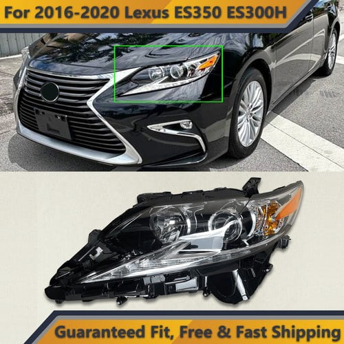 Headlight for 2016 17 18 19 2020 Lexus ES ES350 ES300H Left Driver Halogen