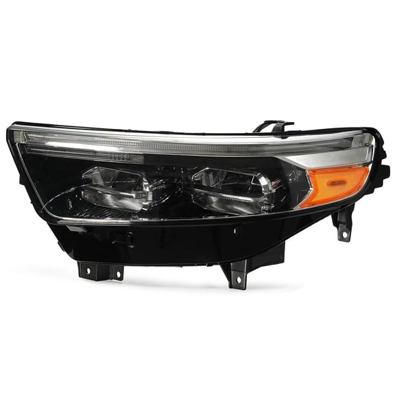Headlight for 2020-2024 Ford Explorer with Bulb LED DRL Chrome Driver Left Side