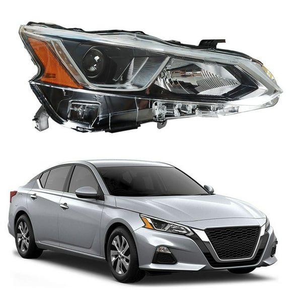 Headlights Assembly 260106CA0A NI2503265 Replacement for 2019 2020 Nissan Altima Projector Headlights Right Side (Passenger Side)
