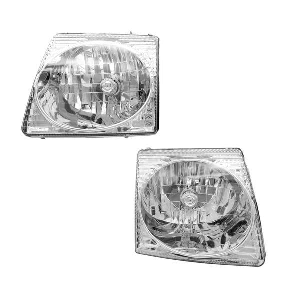Headlights Assembly for 2001-2005 Ford Explorer Sport Trac 6 Cyl With bulb Halogen Headlight Assembly Pair Faros Delanteros