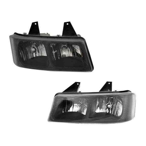 Headlights Assembly for 2003-2014 Chevrolet Express 1500 With bulb Halogen Headlight Assembly Pair Faros Delanteros