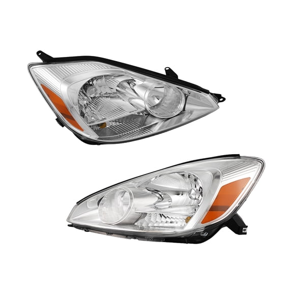 Headlights Assembly for 2004 2005 Toyota Sienna 6 Cyl 3.3L With bulb Halogen Headlight Assembly Pair Faros Delanteros