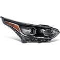 thumbnail image 1 of Headlights Black Housing Projector Lamp Passenger/Right for 2019-2021 Forte Sedan, 1 of 1