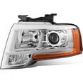 thumbnail image 1 of Headlights Chrome/Clear Projector Lamp Driver Left for 2015-2017 Ford Expedition, 1 of 1