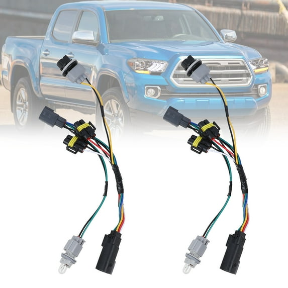 Headlights Convert Adapters for 2016-2023 Toyota tacoma w/factory LED headlight