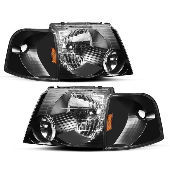 Headlights+Corner Signal Lights L+R For 2002 2003 2004 2005 Ford Explorer