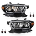 thumbnail image 1 of Headlights Headlamps Assembly Black w/ LED DRL Fit For 2016-2022 Toyota Tacoma, 1 of 10