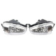 thumbnail image 1 of Headlights Headlamps Compatible With Mitsubishi Mirage 2 Door Coupe 1997 1998 1999 2000 2001 2002 Left Right Chrome 2PCS, 1 of 7