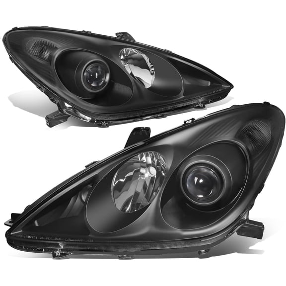 Headlights OE Style Projector Headlamps Black Housing for 2004-2006 Lexus Es330