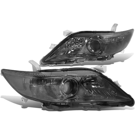 Headlights Projector Smoked/Clear Side Corner Headlamp Head Lights for 10-11 Toyota Camry