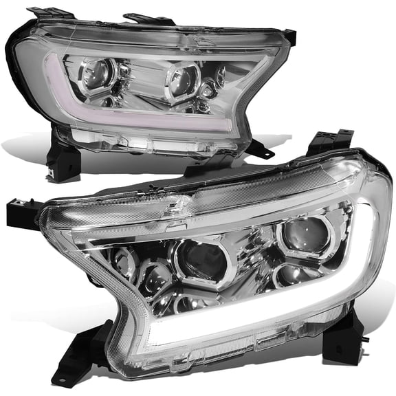 Headlights Sequential Signal Start Up LED DRL Projector Compatible with 2019-2022 Fd Ranger
