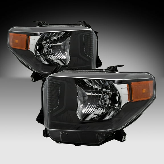 Headlights for 2014-2021 Toyota Tundra[W/oLevel Adapter&DRL] HeadLamps LH RH