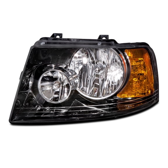HeadlightsDepot Headlight Compatible With Ford Expedition 2003-2006 Includes Left Driver Side Headlamp 6L1Z13008DA