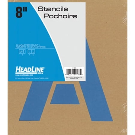 Headline/Geotype Lettering and Paint Stencils, 8", Capital Letters & Numbers price history and forecast - HEADLINE SIGN 85174