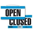 thumbnail image 1 of Headline Sign 9384 Double-Sided Open/Closed Sign, 6 Inches by 11 Inches, 1 of 3