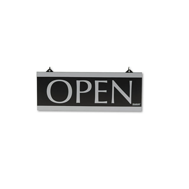 Headline Sign Century Series Reversible Open/Closed Sign w/Suction ...