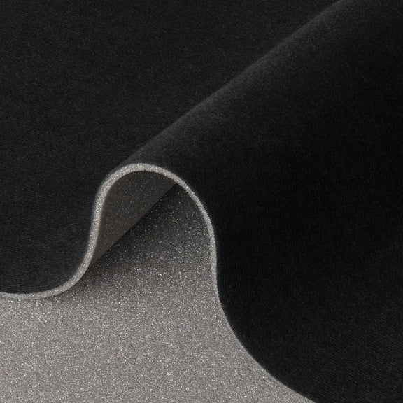 Headliner Fabric with Foam Backing - Automotive Roof Replacement Headliner Material for Car, SUV, Pickup, RV Interior Repair DIY - Cut By the Yard (Black)