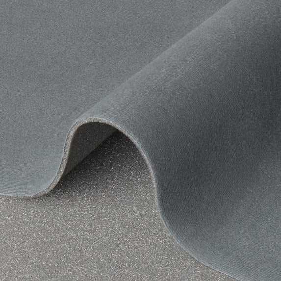 Headliner Fabric with Foam Backing - Automotive Roof Replacement Headliner Material for Car, SUV, Pickup, RV Interior Repair DIY - Cut By the Yard (Grey)