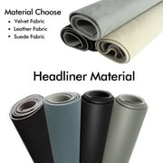 Headliner Fabric Upholstery Vehicle Roof Liner Panel Replace Decorate Back Foam 60