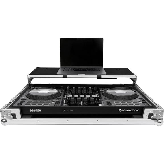 Headliner Flight Case for Pioneer DDJ-FLX10 with Laptop Platform and Wheels