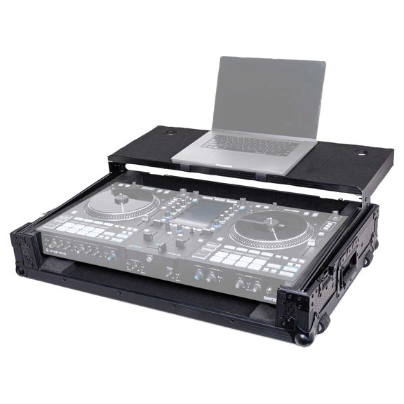 Headliner HL10027 Pitch Black Flight Case for Rane System One DJ System with Laptop Platform & Wheels