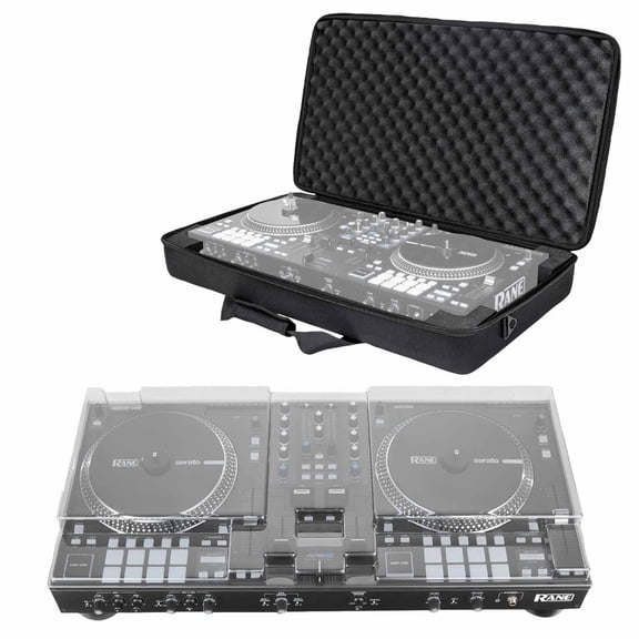 Headliner HL12003 Pro-Fit Case with Decksaver DS-PC-RANE1 Cover for Rane One DJ Controller Package