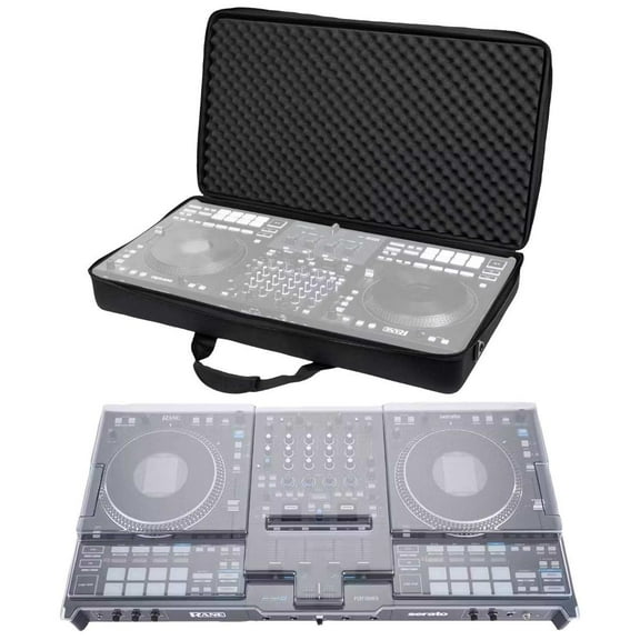 Headliner HL12008 Pro-Fit Case with Decksaver DS-PC-PERFORMER Cover for Rane Four DJ Controller Package
