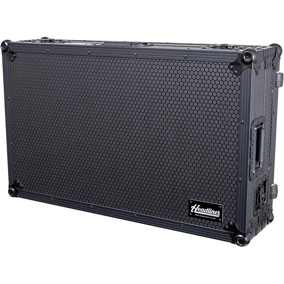 Headliner Pitch Black Flight Case for DDJ-REV7 with Laptop Platform & Wheels