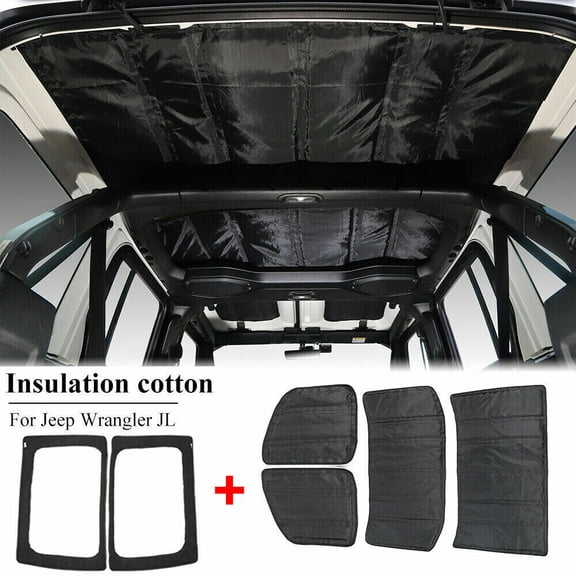Headliner Roof Heat Insulation Sound Cotton For Jeep Wrangler JL Accessories