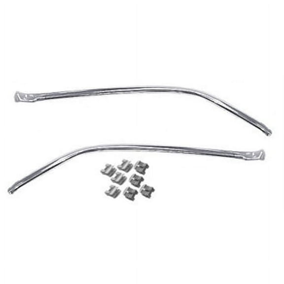 Headliner Trim Moldings, 1966-67 Chevelle, Pair