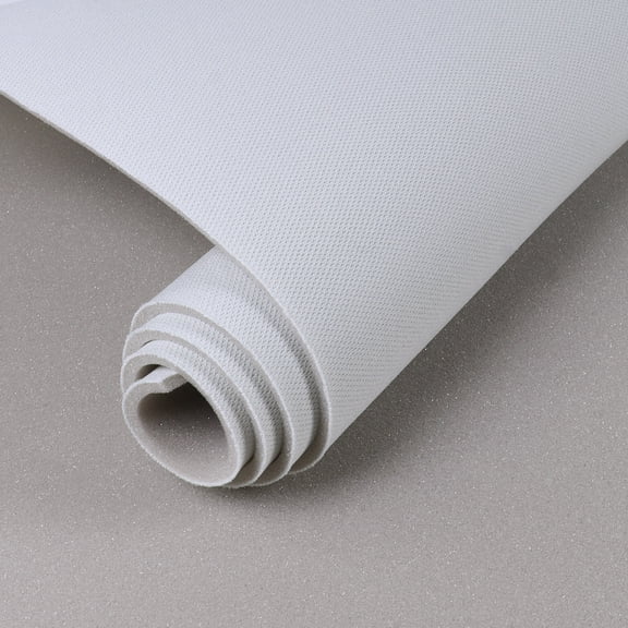 Headliner with Foam Backing Fabric Material Roof,Ceiling,Seat Ornament Anti-Dust Off-white 36" x 60"