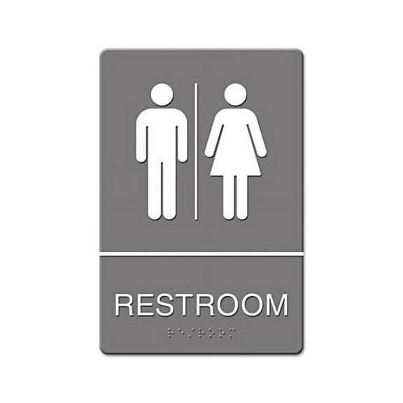 Headlines Outdoor Plastic Restroom Signs