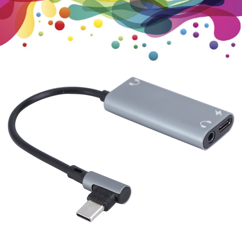 Headphone Adapter,AY105 Type CV 3.5MIC Audio Connect Earphone Adapter